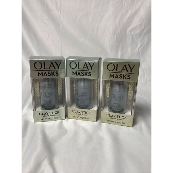 Olay Deep Pore Detox Black Charcoal, Clay Stick - 3 Boxes - Picture 1 of 4